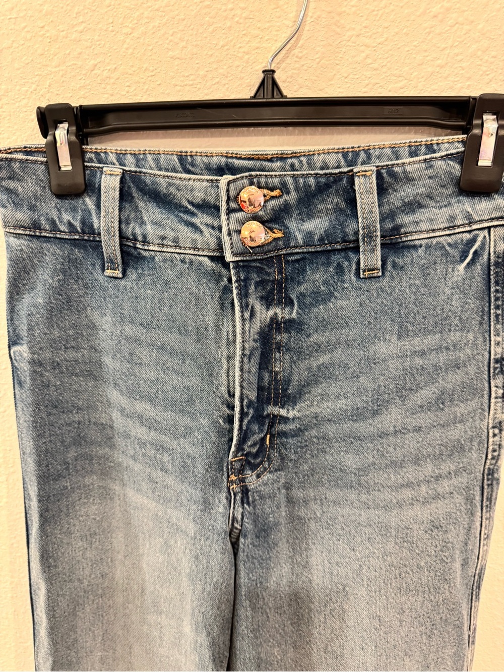H&M Classic Light Blue High Rise Wide Leg size 2 Women’s Jeans